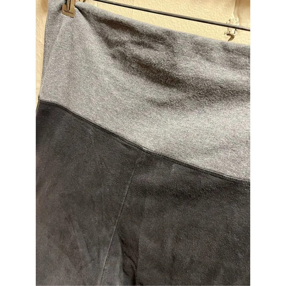 Victorias Secret Black With Grey Band Bootcut Leggings Woman’s Size Medium-Disco - Image 14