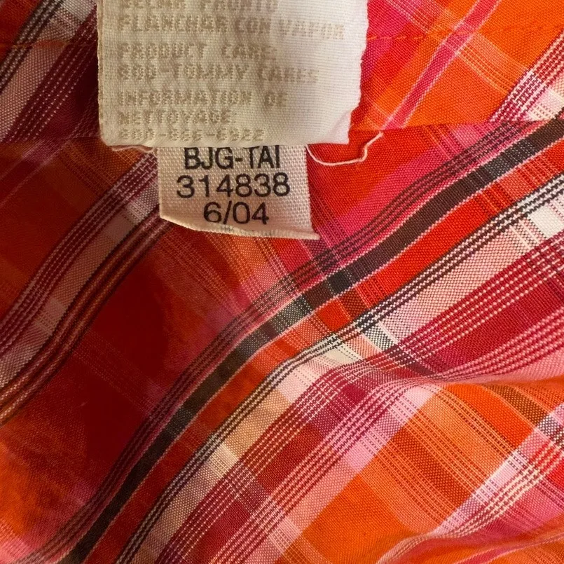 Tommy‎ Hilfiger Vintage Plade Button Down - Image 5