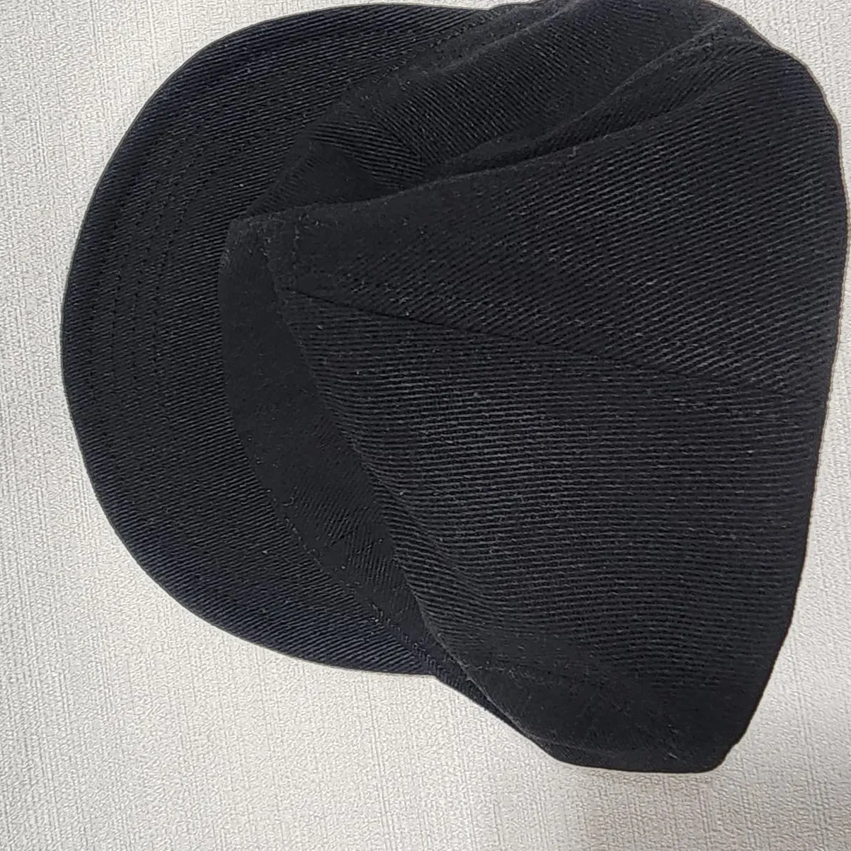 croogo short brim hat cap adjustable strap Black - Image 6