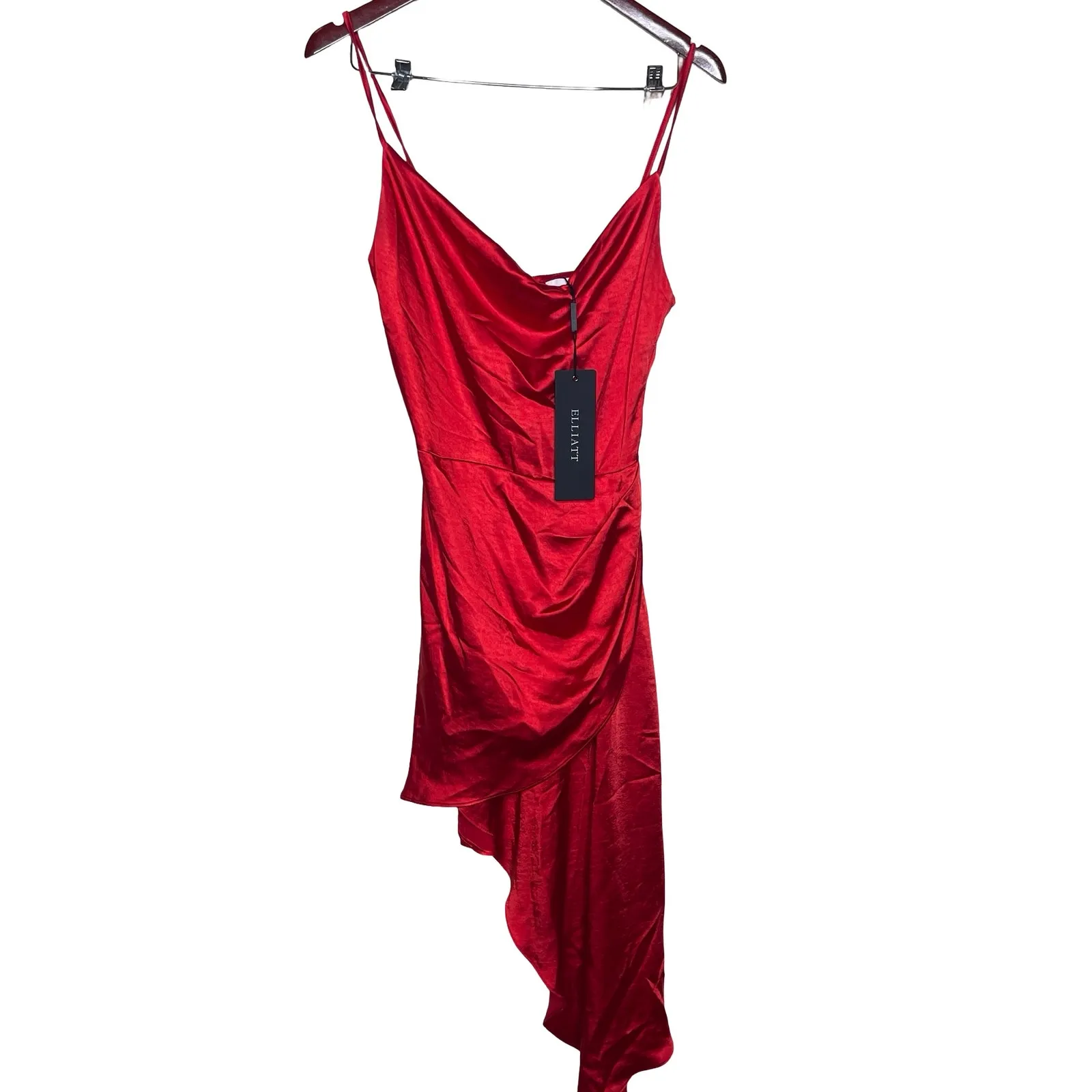 New ELLIATT x REVOLVE Jacinda Spaghetti Strap Dress in Poppy Red sz S - Image 2