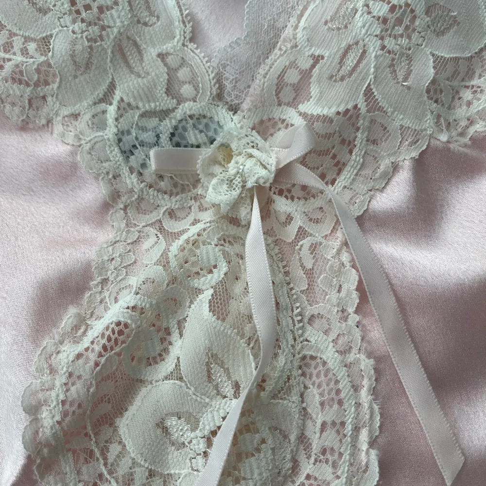 Miss Elaine Vintage (Union Made) Nightgown, Sz XS Pink - Image 13