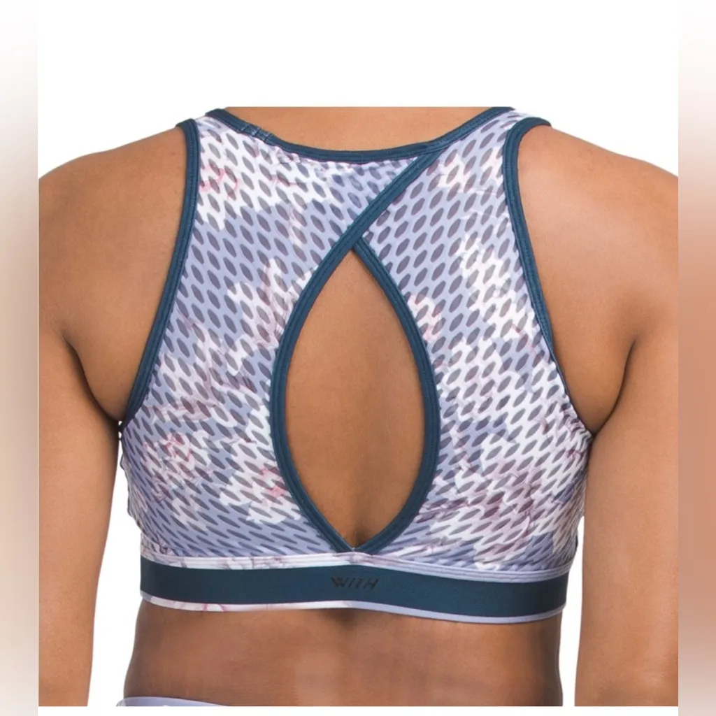 New with tags peloton wild Floral Sports bra - Image 2