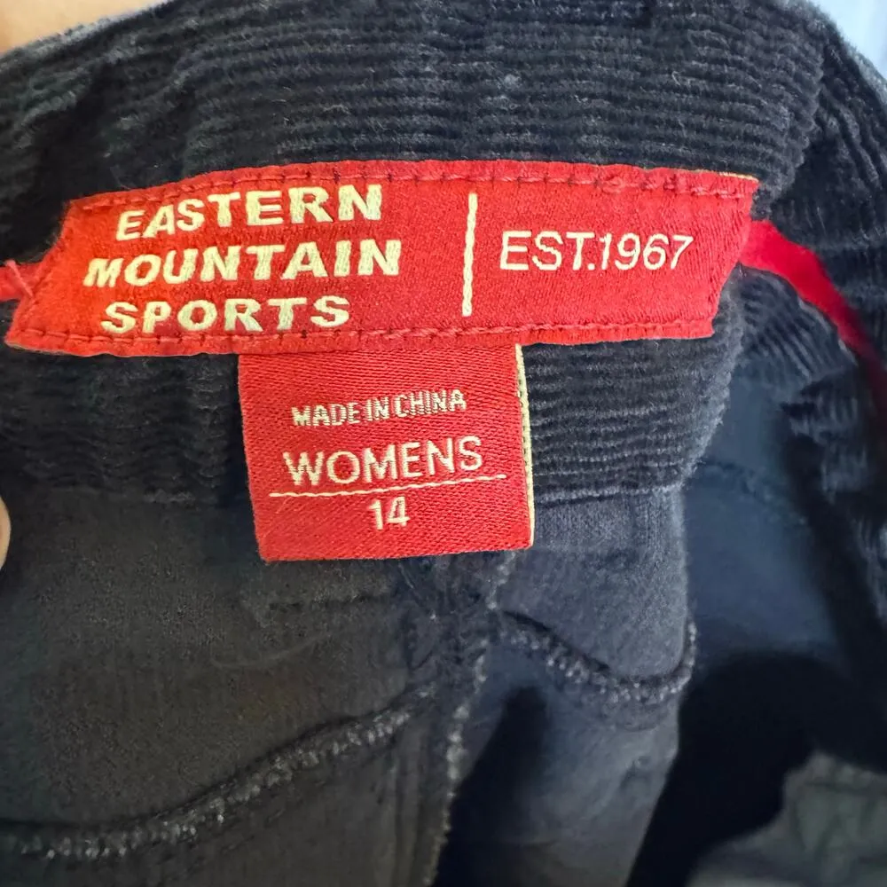Eastern Mountain Sports Corduroy Pants Black Women’s Size 14 - Image 4