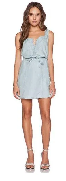 Jack by BB Dakota Chambray Dress - Image 4