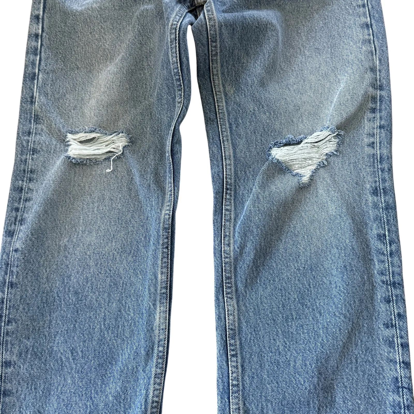 Re/Done 70’s Ultra Stovepipe Jeans Distressed - Image 7