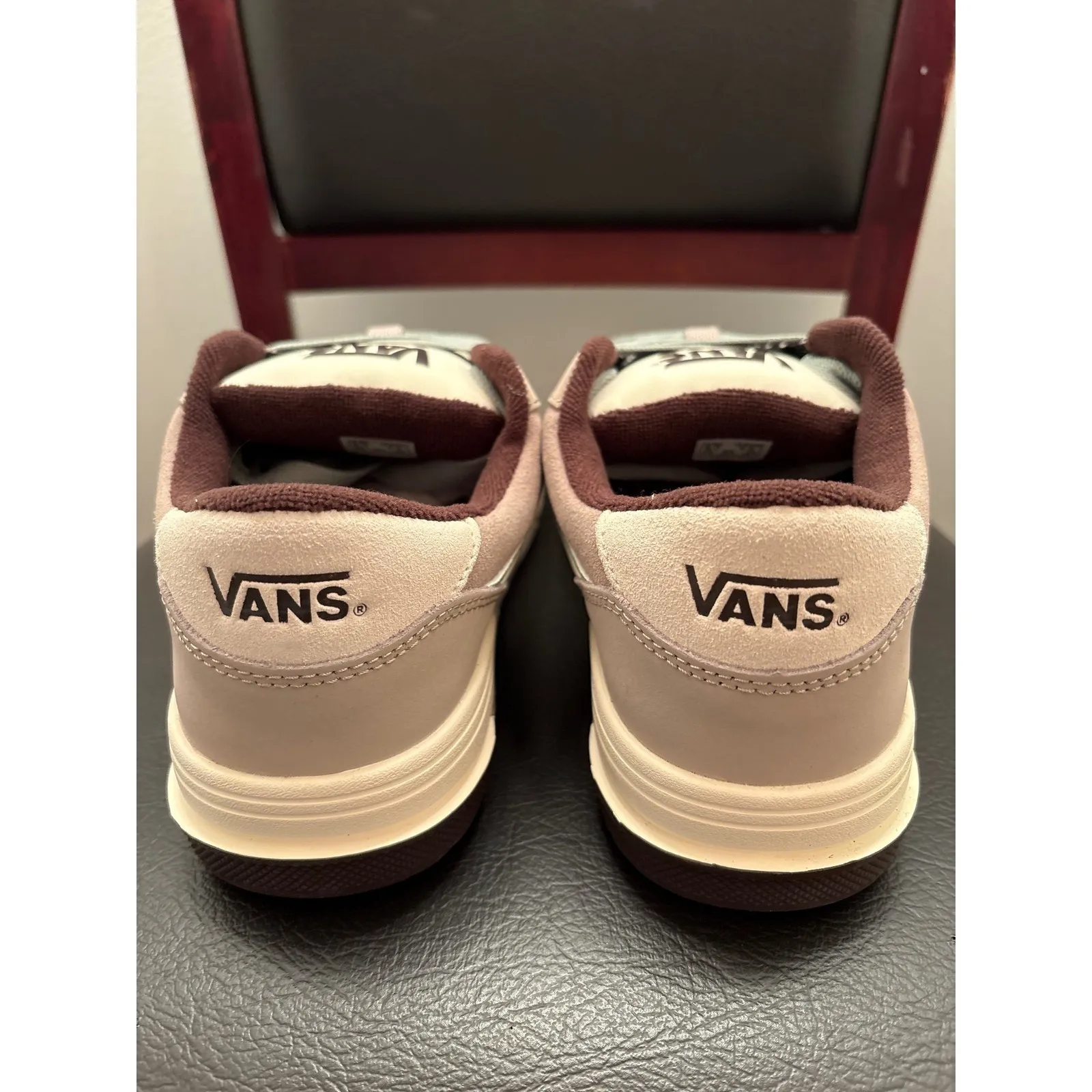 New Vans Hylane Atmosphere Women's Low Top Skate Shoes Beige Size 9.5 - Image 4