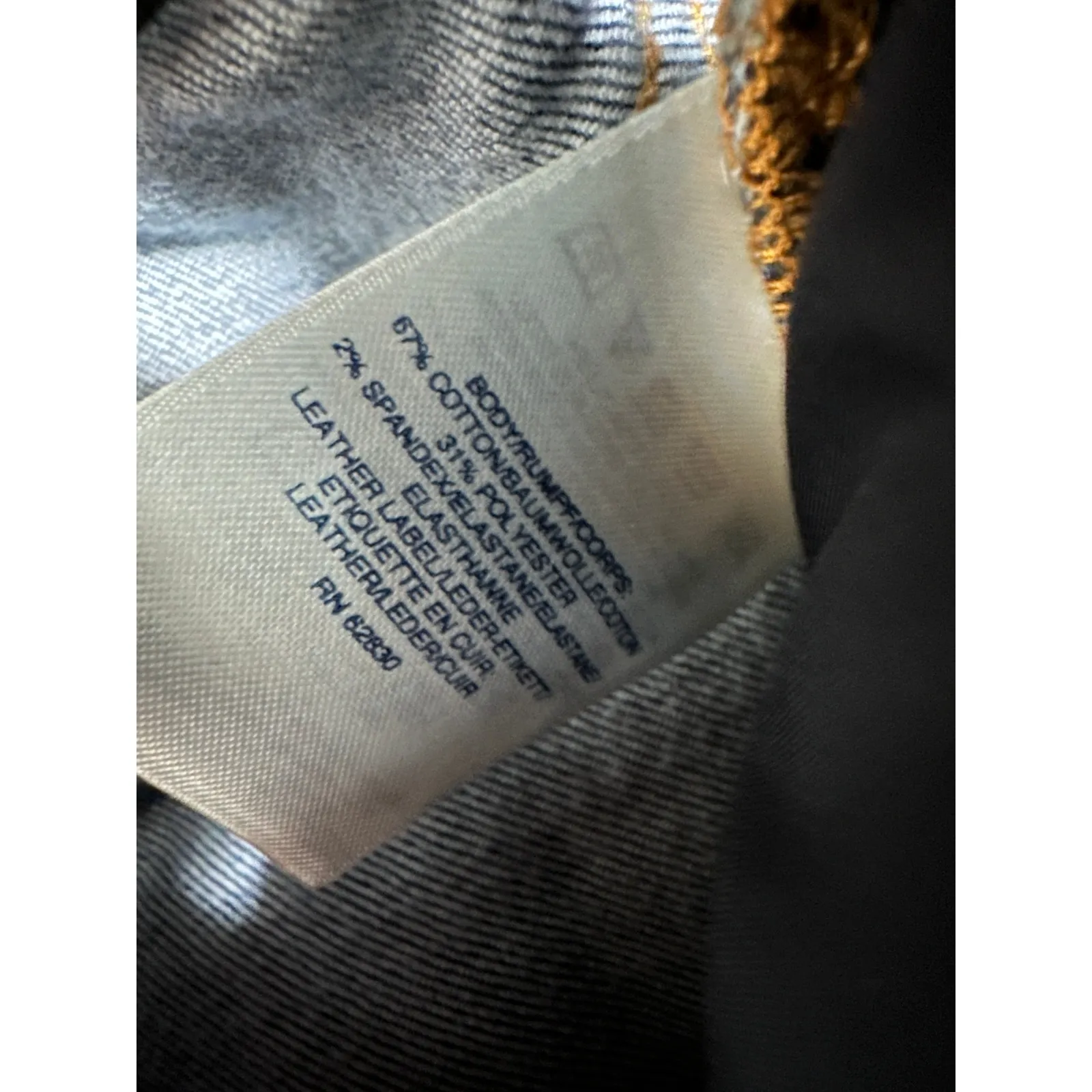 Lands' End Medium Wash Stretch Waistband Cotton Blend Skinny Denim Jeans Women 6 - Image 9