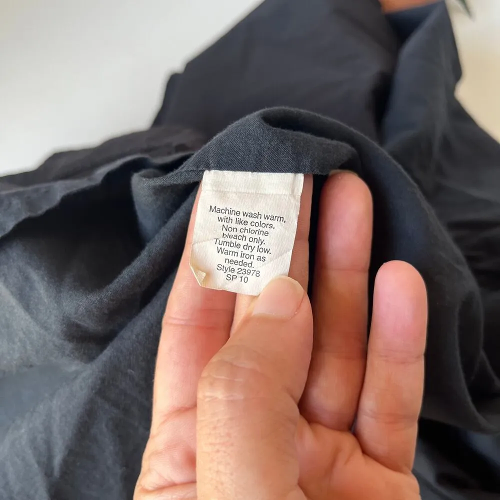 J.Crew Blakely Dress Sz 4 Black Preppy Sleeveless Cocktail LBD Minimalist Ruffle - Image 11