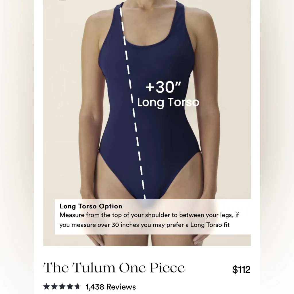 Andie - The Tulum One-Piece Swimsuit | NWT - XXLT (Long Torso) | Navy - $112 - Image 4