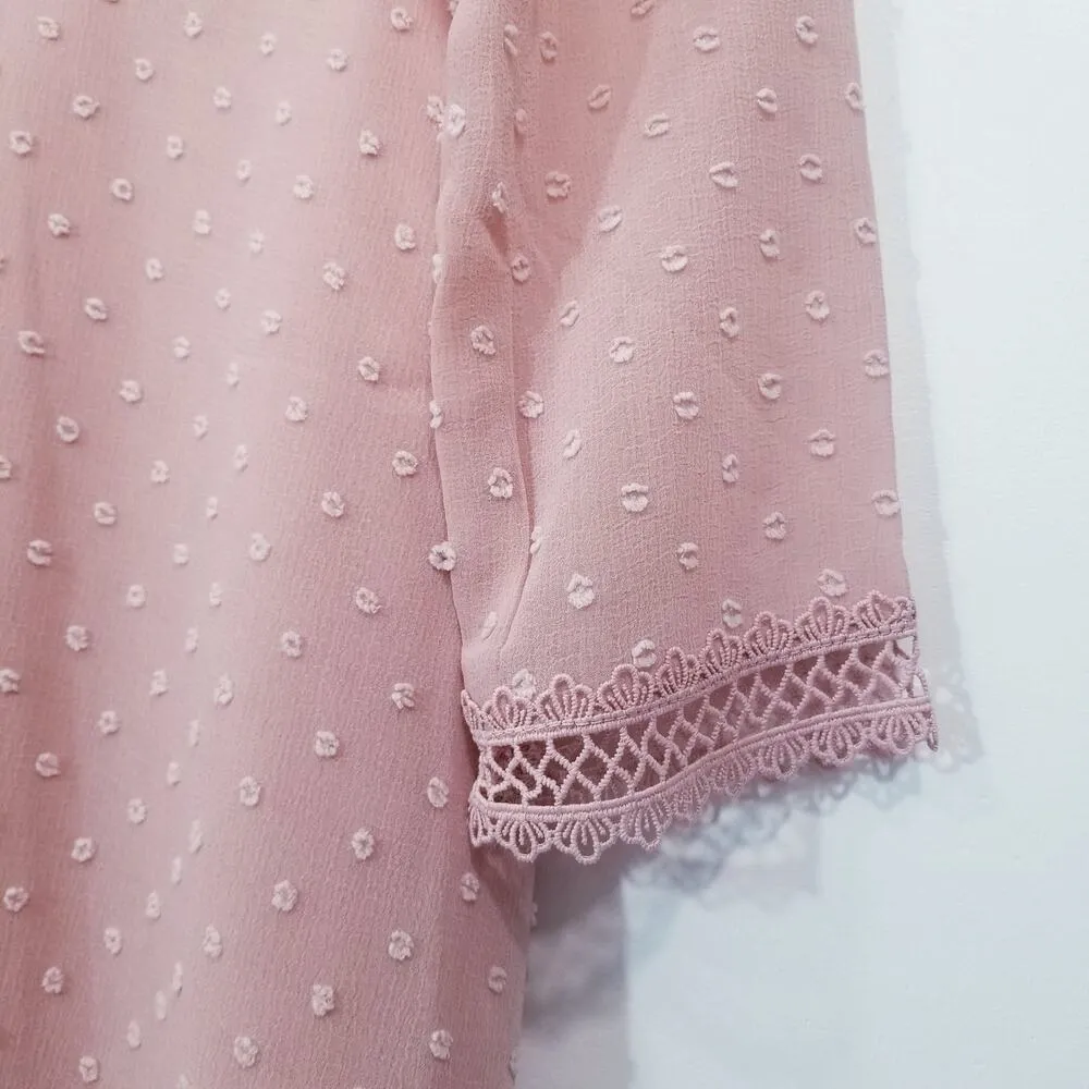 Bardot Latte Pink Blush Cherie Doddy Dress Long Sleeves - Image 11