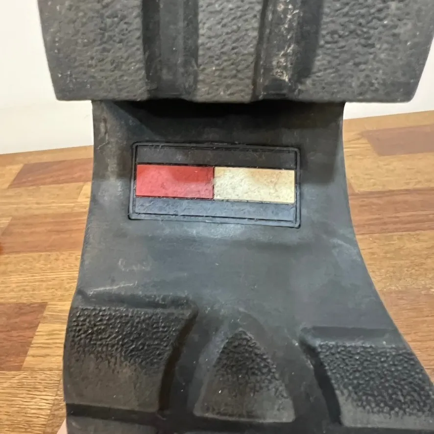 Tommy Hilfiger Loafers 7.5 Brown Leather Lug Y2K Vintage Chunky Academic Bratz - Image 12