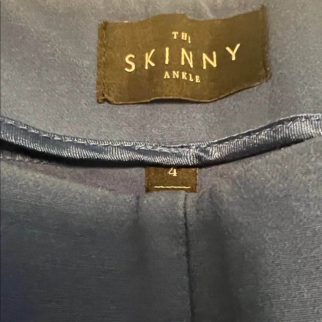 White House Black Market Vibrant Blue Straight Leg Pants - Image 2