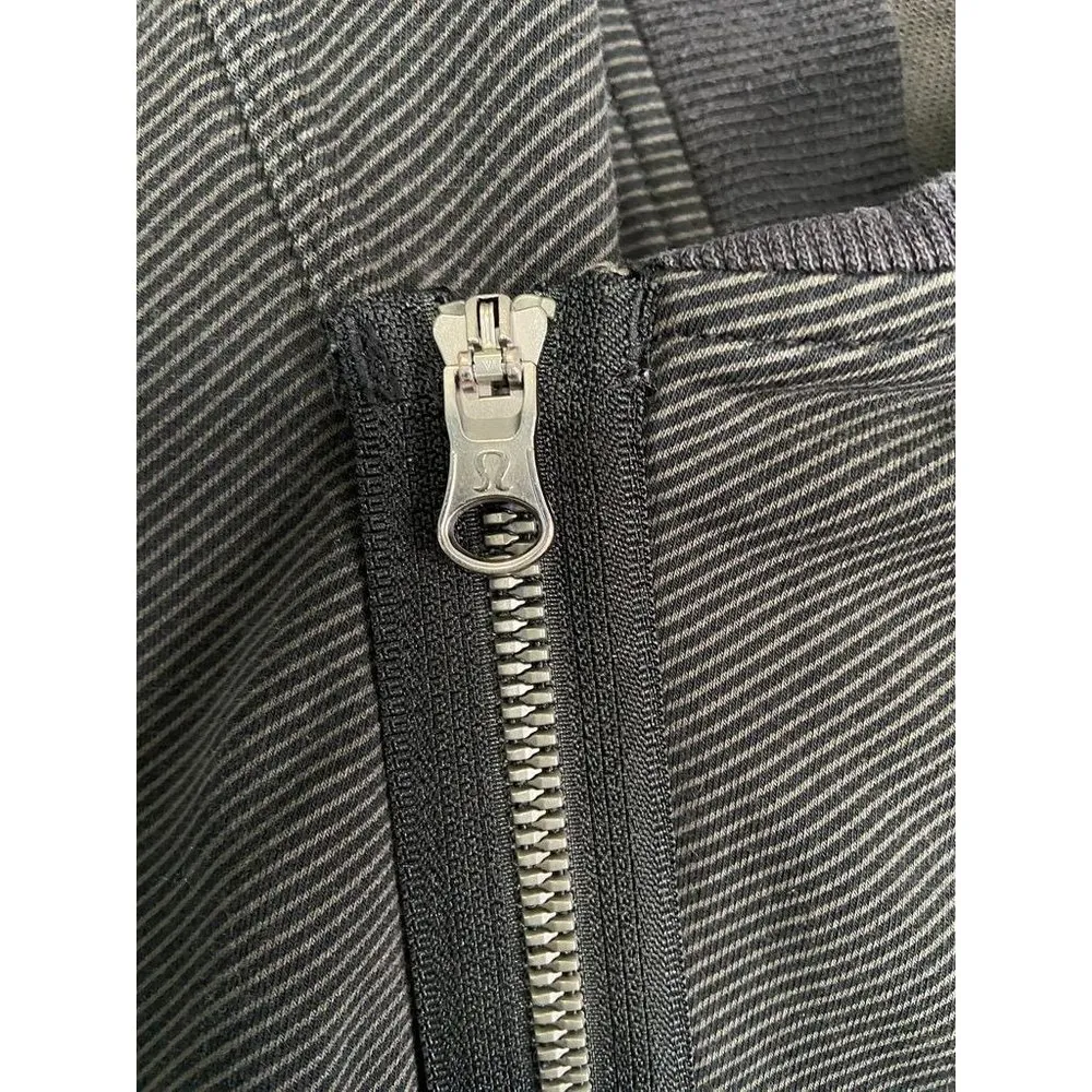 Lululemon Mula Bundle Wrap Black Asymmetrical Jacket Full Zip Moto Womens 6 or 8 - Image 6