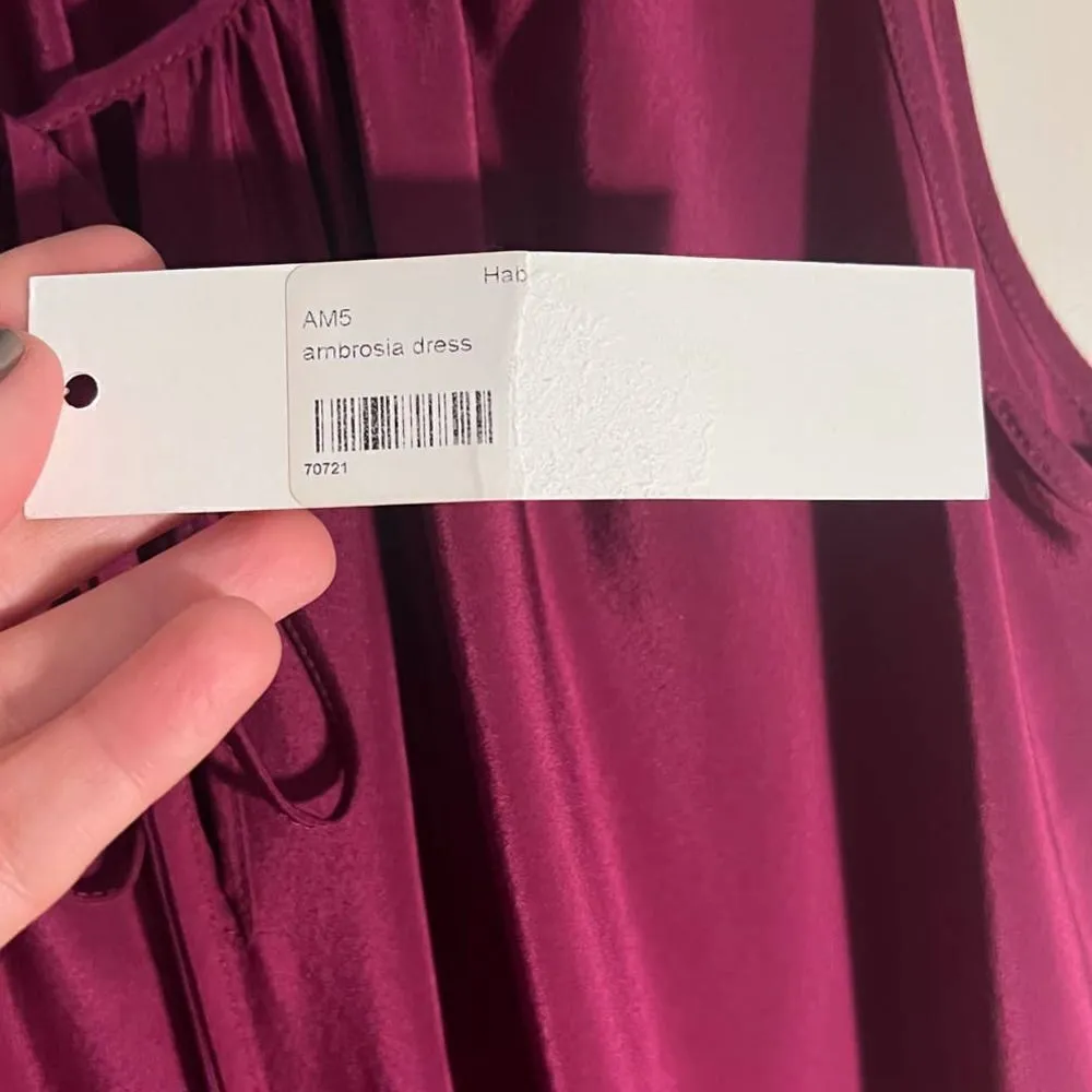 NWT Amanda Uprichard Silk Keyhole Ambrosia Dress Sz. M - Image 3