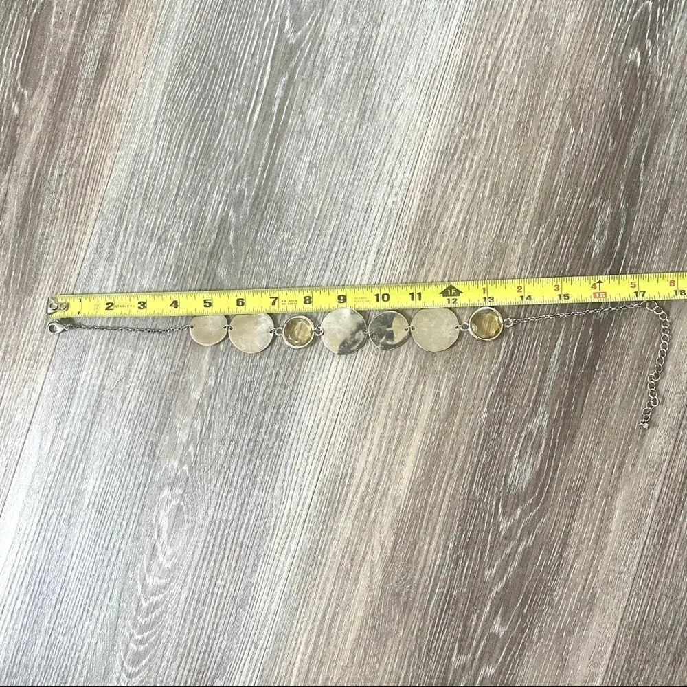 Chico's Chico’s gold disc necklace - Image 9