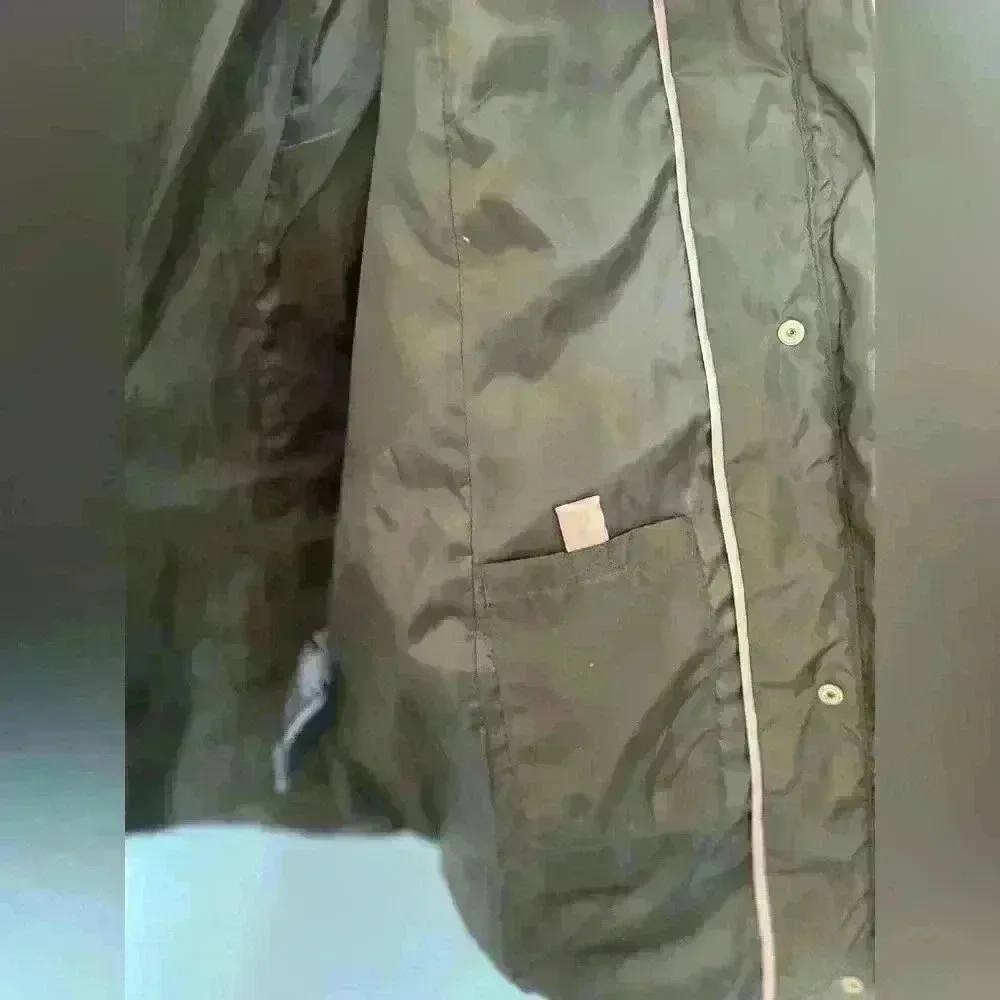 Jones New York Faux-Fur-Trim Hooded Down Puffer Coat Size Small - Image 10