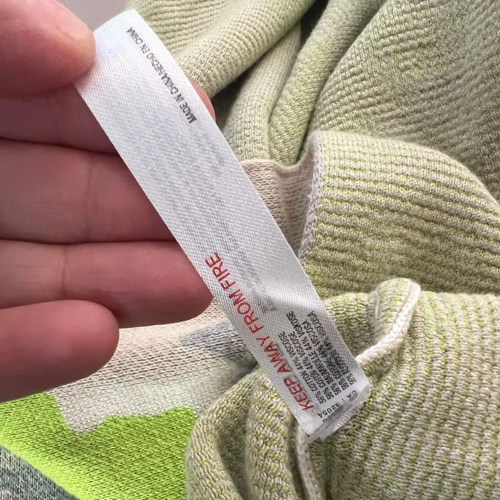 Anthropologie daily practice hazy days pull over sweater size large - Image 11