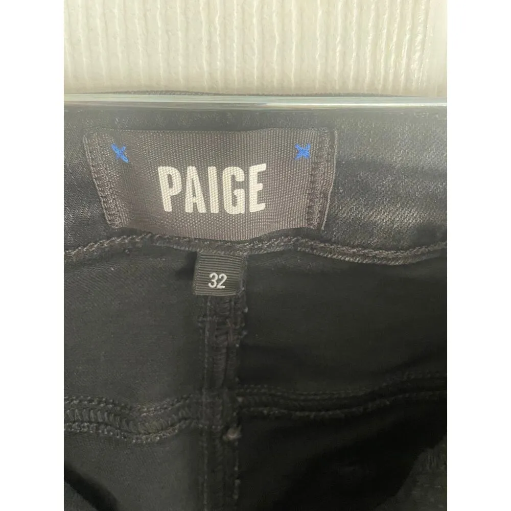 Paige Jeans, Cindy Endless Night High Rise, Vintage Transcend Straight Ankle A72 - Image 11