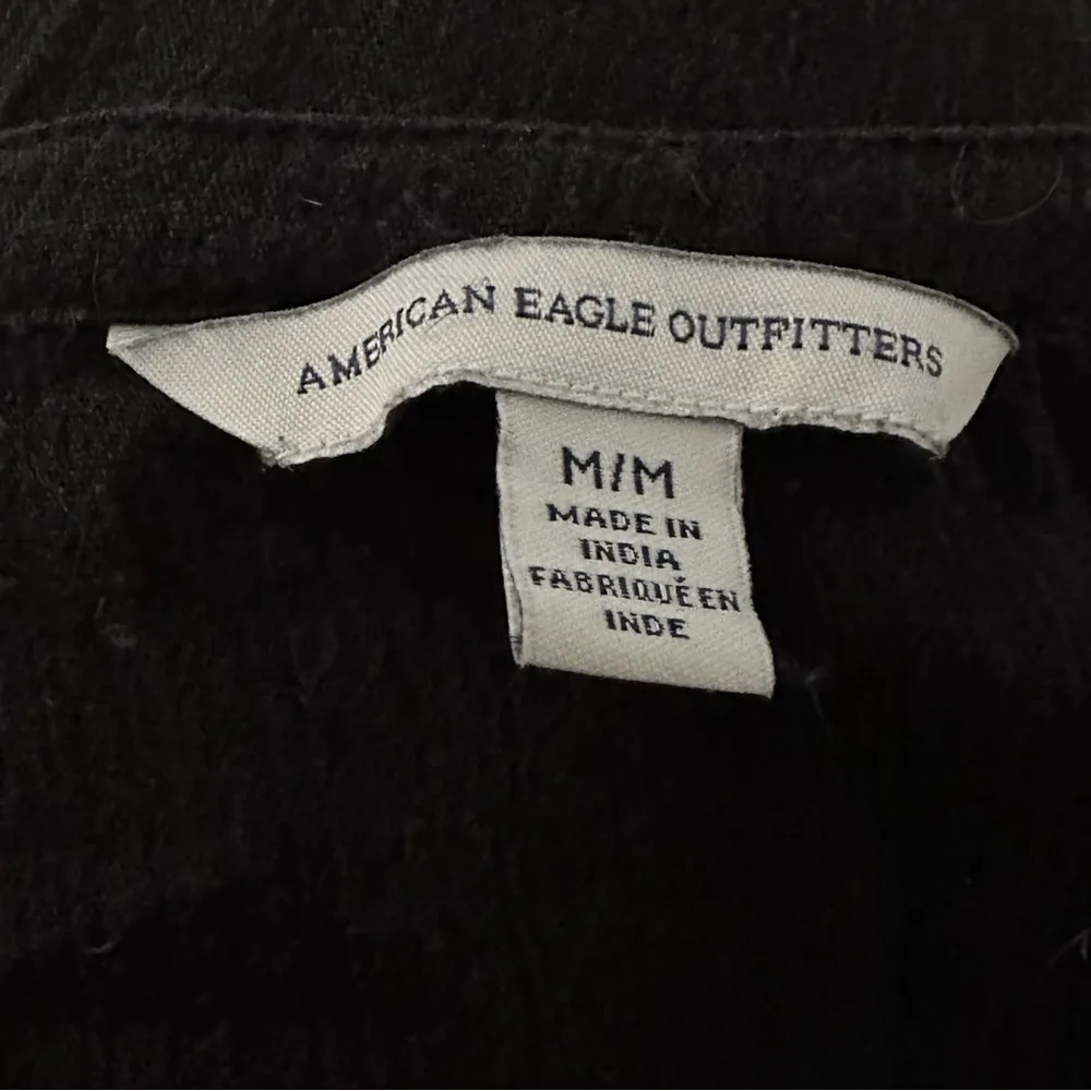 American Eagle  crochet lace trim gauze top - Image 5