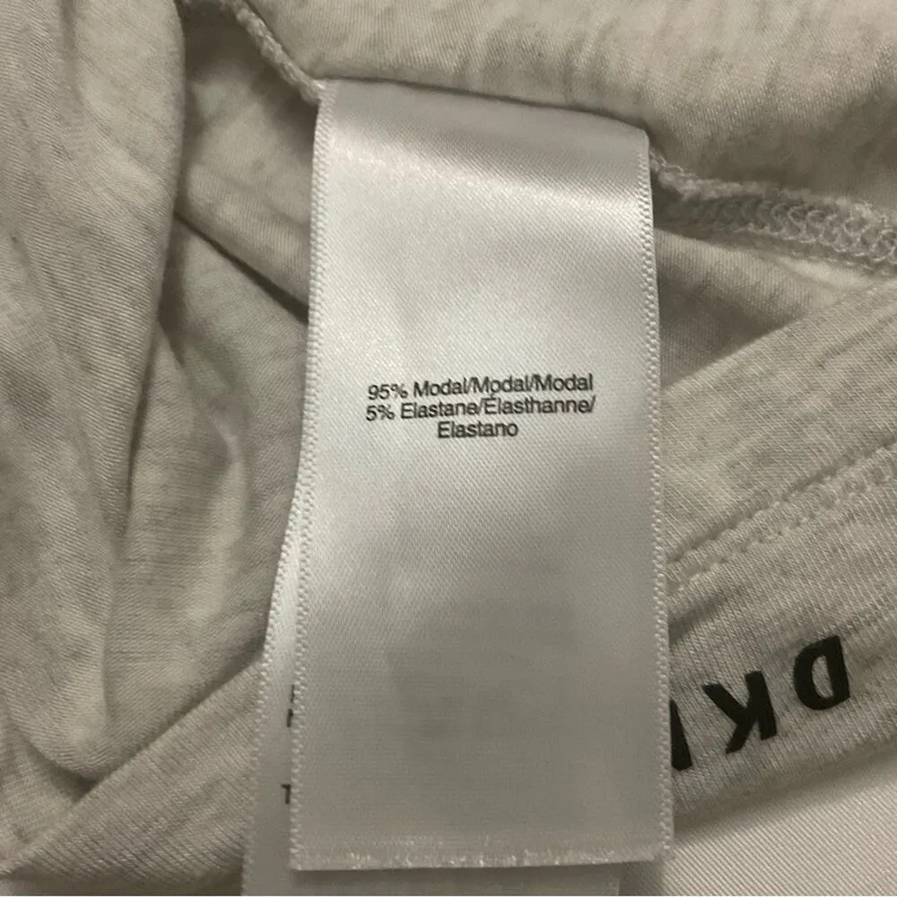 DKNY Gray Sport Shirt with Netted Back Detail L Sportswear Athleisure Sporty - Image 9