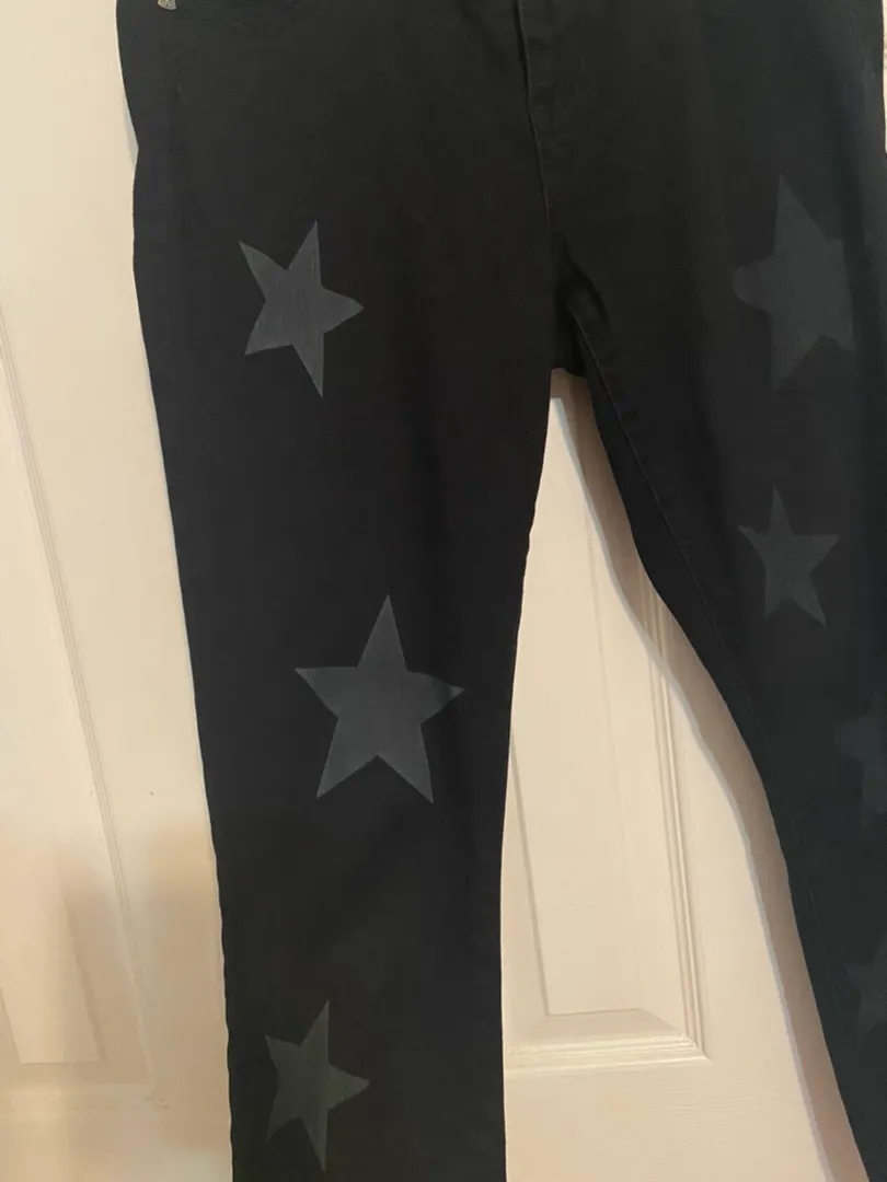 Kut From The Kloth Star Painted Black Jeans - Image 3