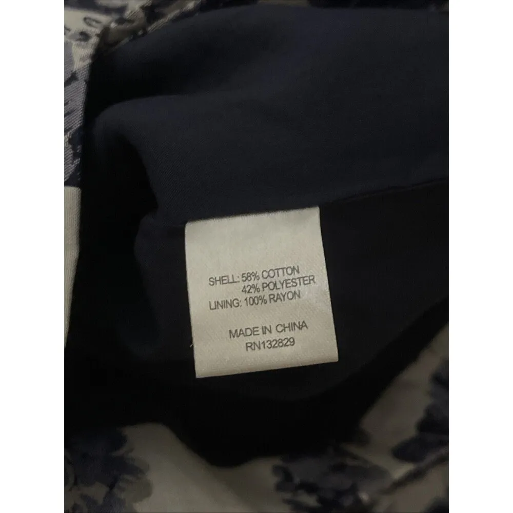 MAJORELLE Floral Donnie Mini Blazer Dress Size Small Blue NEW Party Garden - Image 9