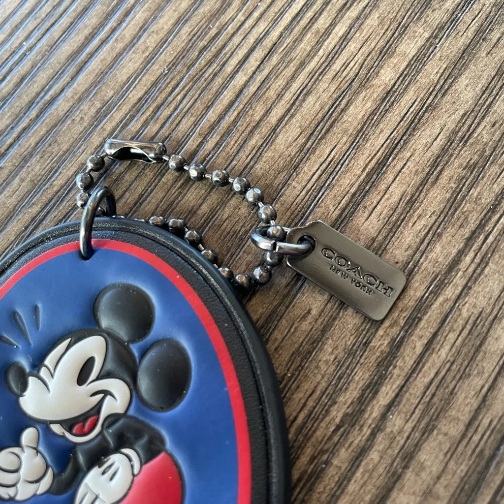 Coach X Disney Bag Charm Key Chain NEW - Image 2