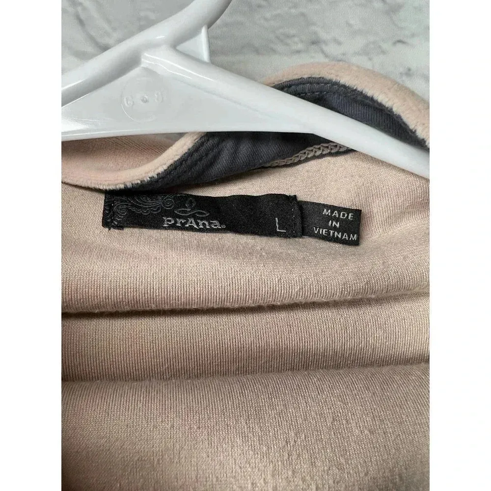 Prana Phoenix velour pullover pink mock neck Sweater size L. - Image 6