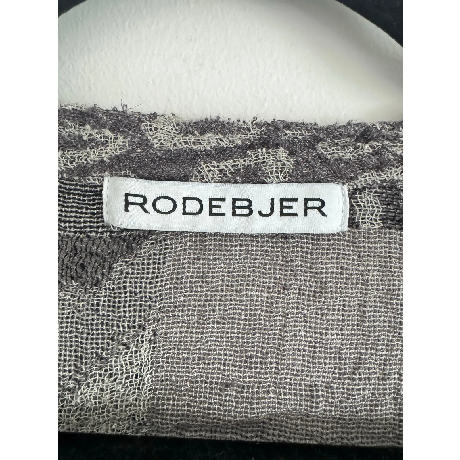 Rodebjer Gray Linen Blend Belted Kimono Jacket Cardigan Women’s Size M Lagenlook Size M - Image 3