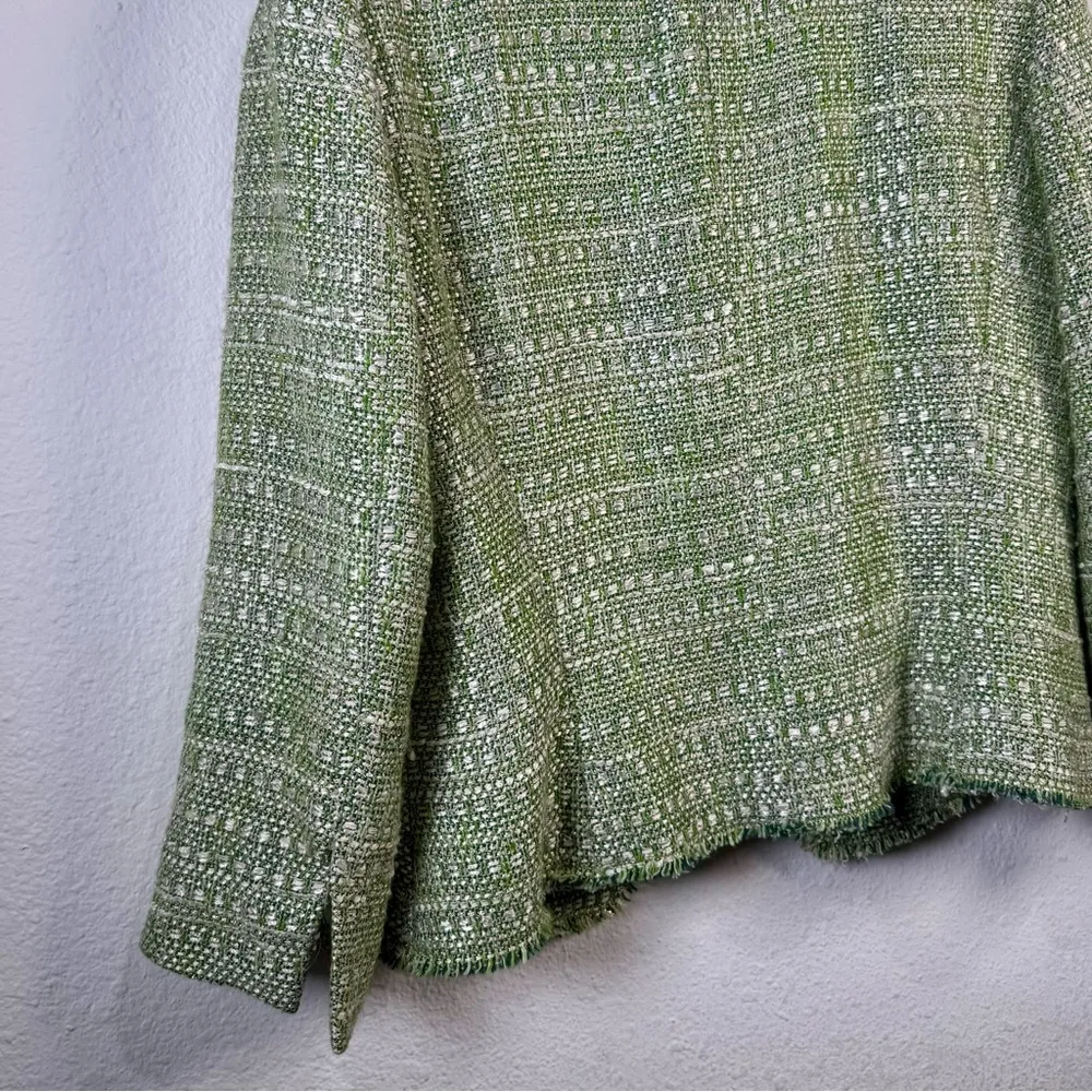 ZARA Tweed Blazer Jacket – Size 6 (Small) - Image 12