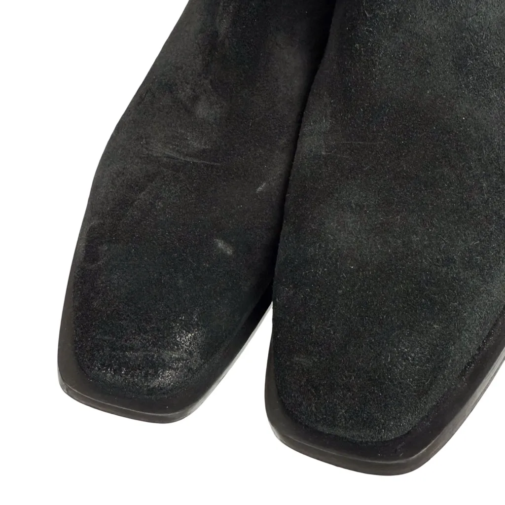 Seychelles Black Suede Hold Me Down‎ Western Chelsea Boots Booties Size 9.5 - Image 12