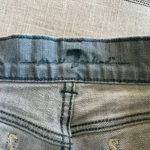 7 for all mankind Jean Shorts Size 25 Denim Mini Y2k 2000s Style - Image 5