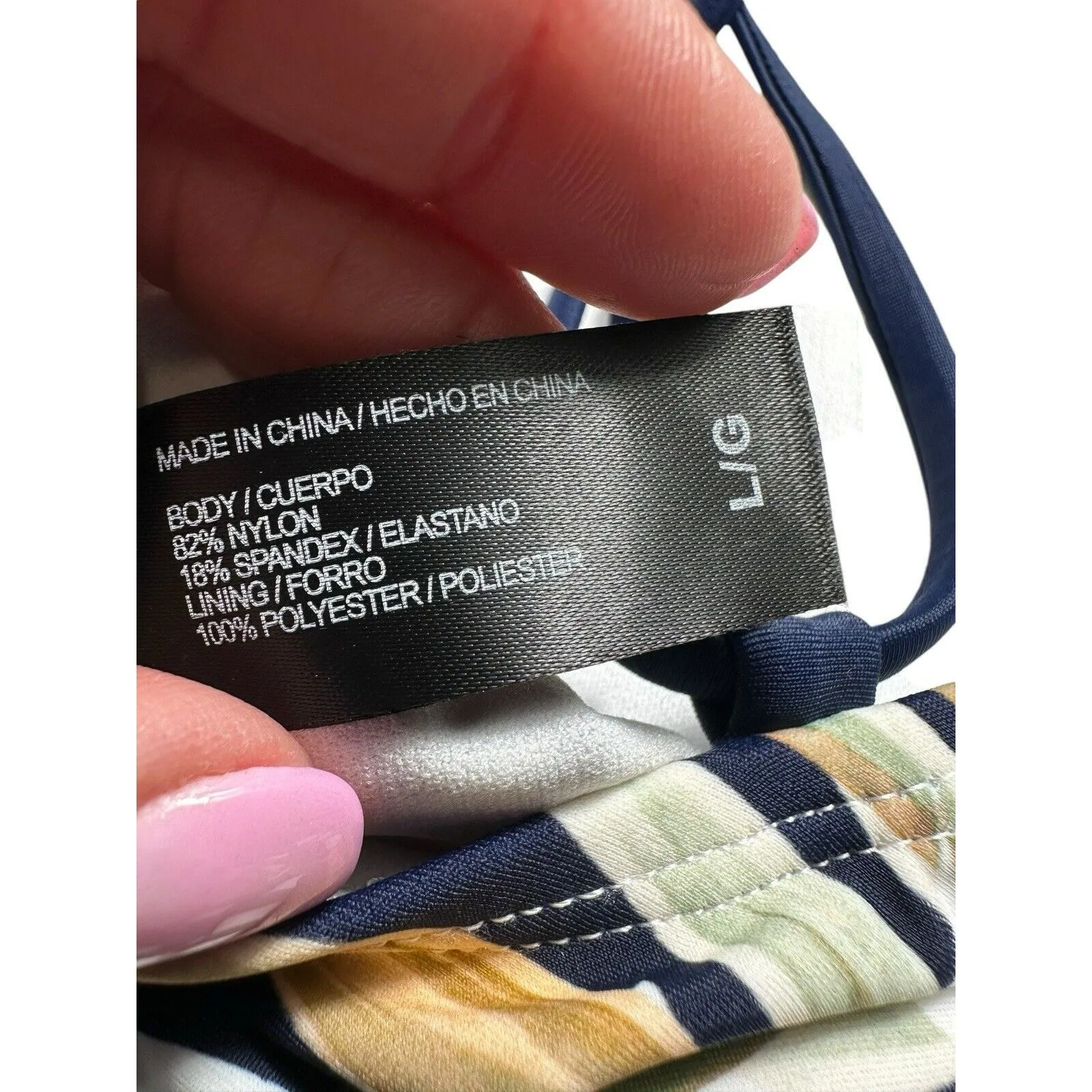 NWT Hurley Sz Large Women One-Piece UPF 50+ 4-Way Stretch Swimsuit Green‎ #J12-1 - Image 10