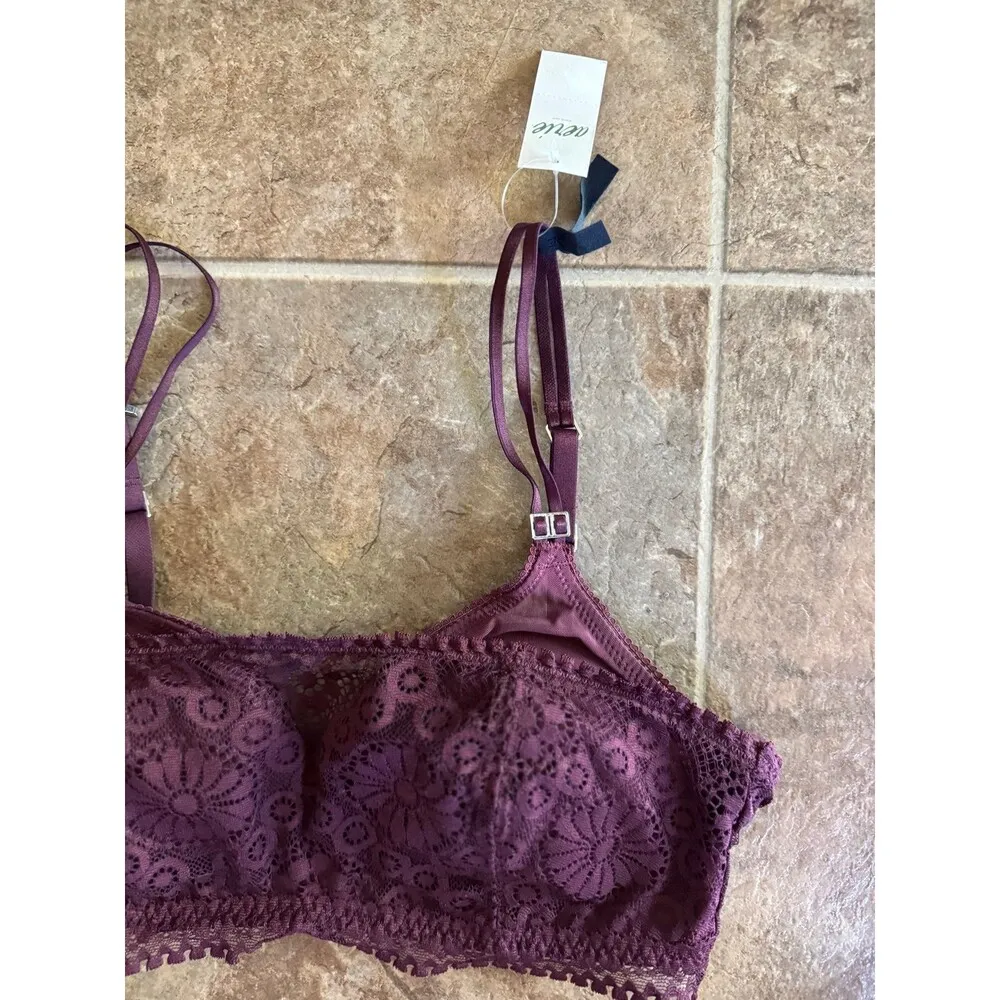 Aerie Real Power Wireless Push Up Joy Convertible Lace Bra Size 32C - Image 7