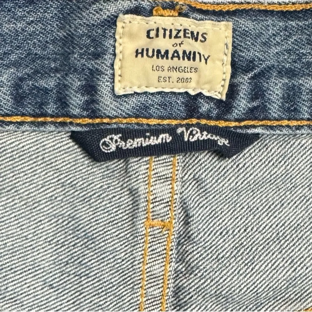 Citizens Of Humanity Anabelle Vintage High Waist Denim Shorts Size 25 - Image 6