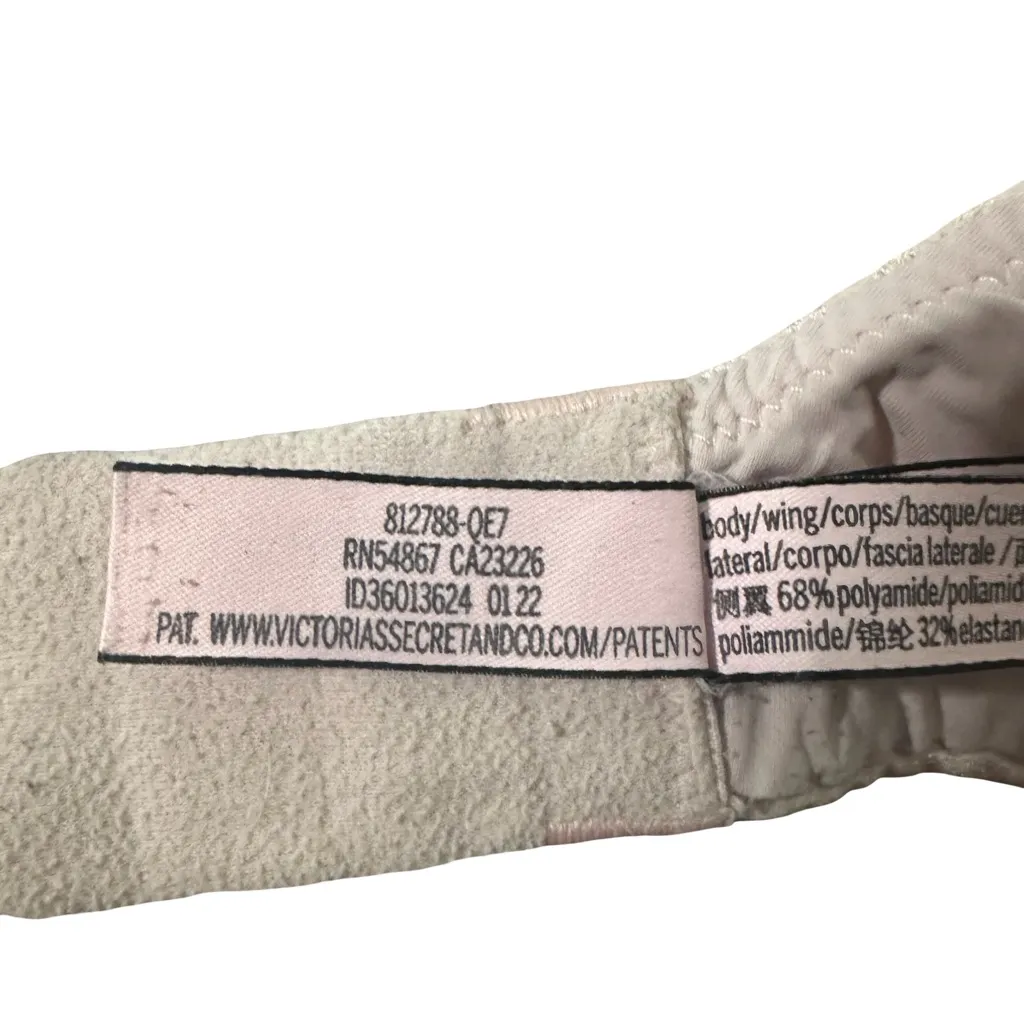 Victoria's Secret Lightly Lined Wireless T-Shirt Bra with Foam Padded Sz 32DDD - Image 6