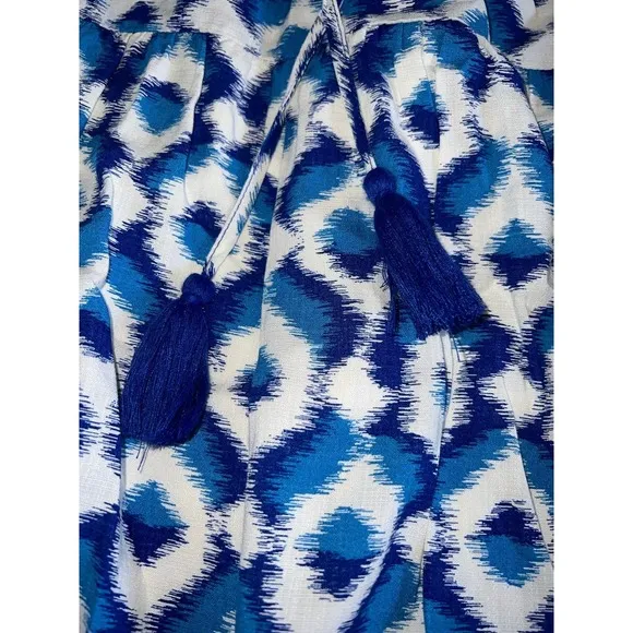 Knox Rose lined tiered boho‎ blue and white skirt size 2X - Image 6