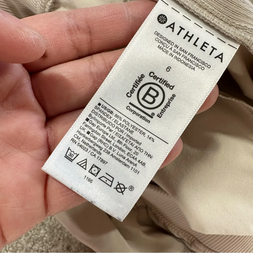 Athleta Women’s Brooklyn Mid Rise Ankle Pants Pull On UPF 40+ in Abalone Grey 6 - Image 10