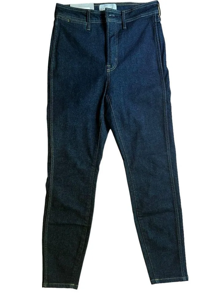 EVERLANE The Way High Skinny Jeans Size 28 Crop Dark Wash NWT High Waist Stretch - Image 6