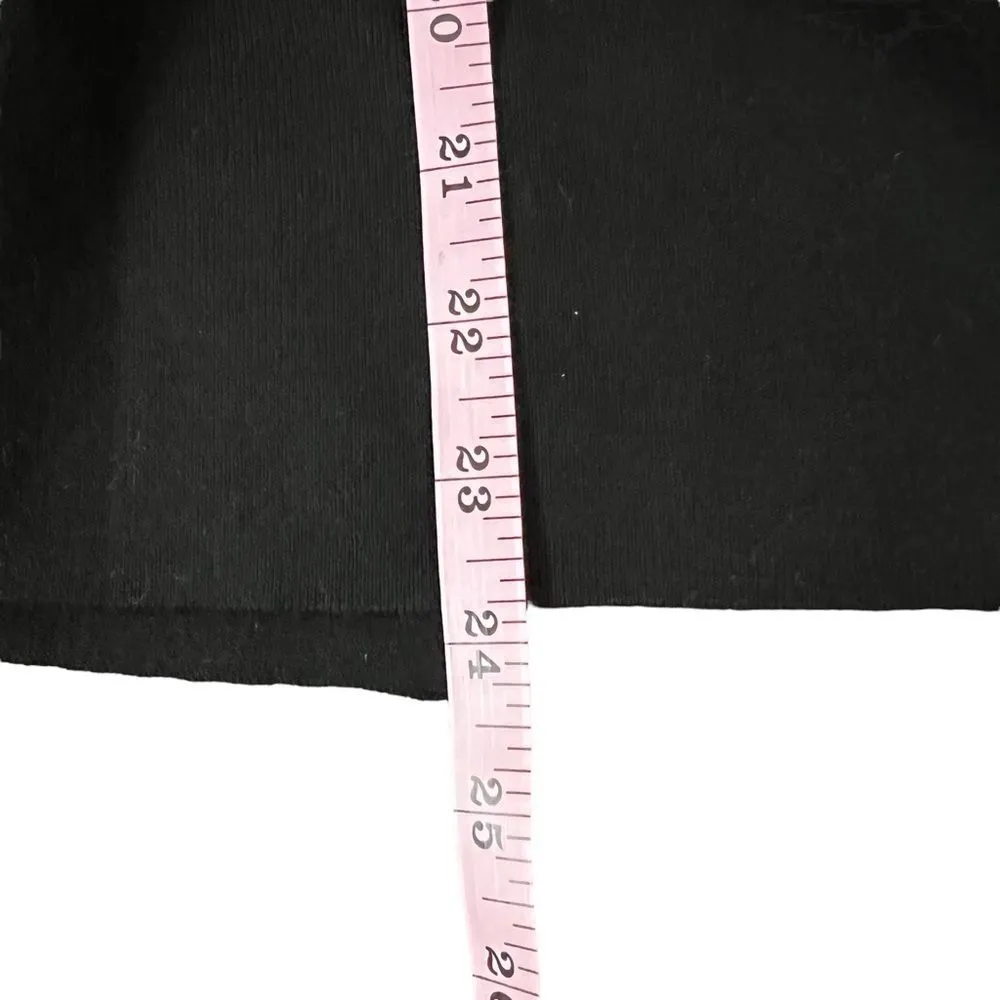 Alice + Olivia Black Drop Shoulder Tie Back Open Back Sweater Women’s Small - Image 9