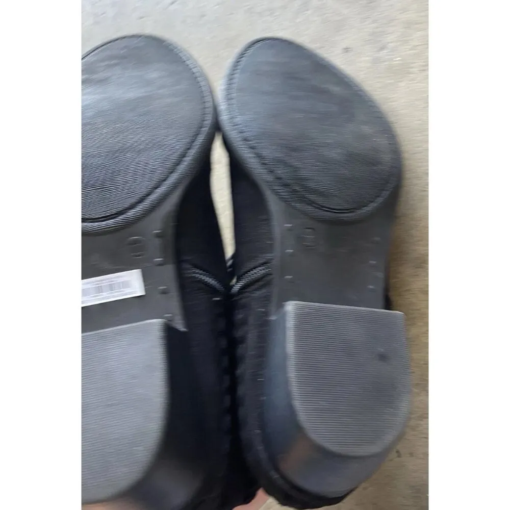 torrid Black 11605251 Faux Suede Ankle Boots Heel Life Stride Women’s Sz 11 - Image 10