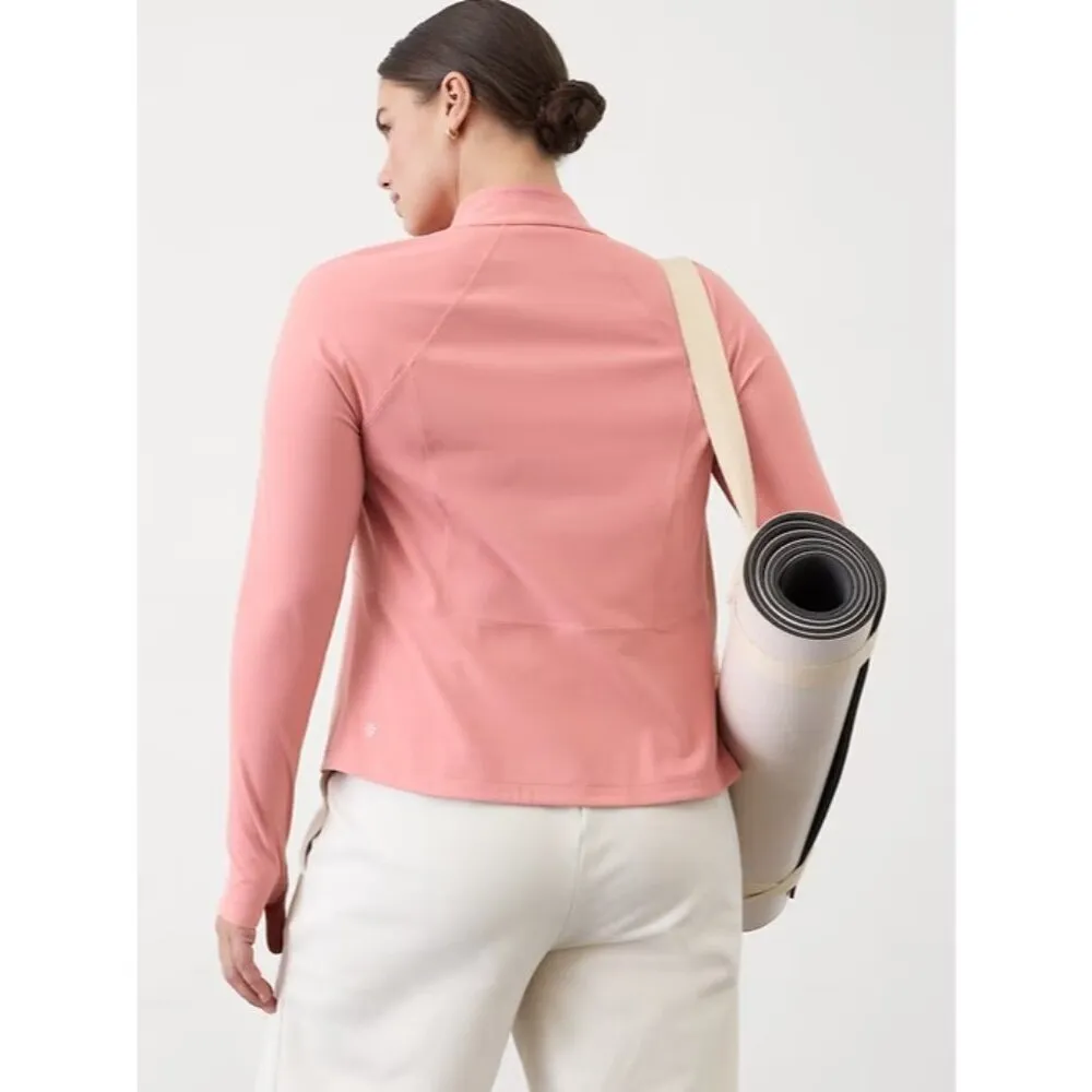 Athleta XXS  Salutation Jacket 2.0 2X-Small Nature Rose - Image 2