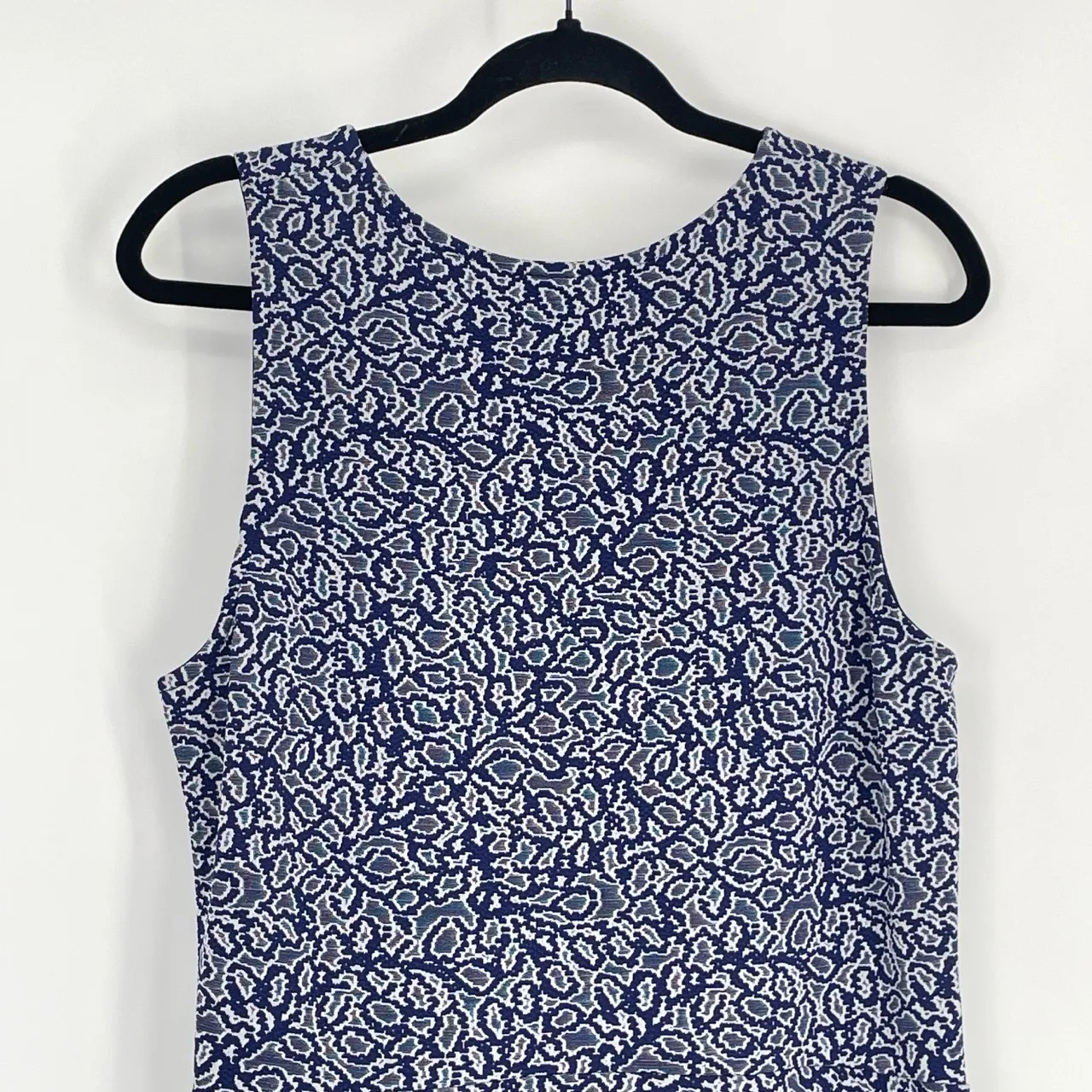 Leota for Dia & Co Women's Blue Floral Sleeveless A-Line Dress Size 1L‎ (XL) - Image 9