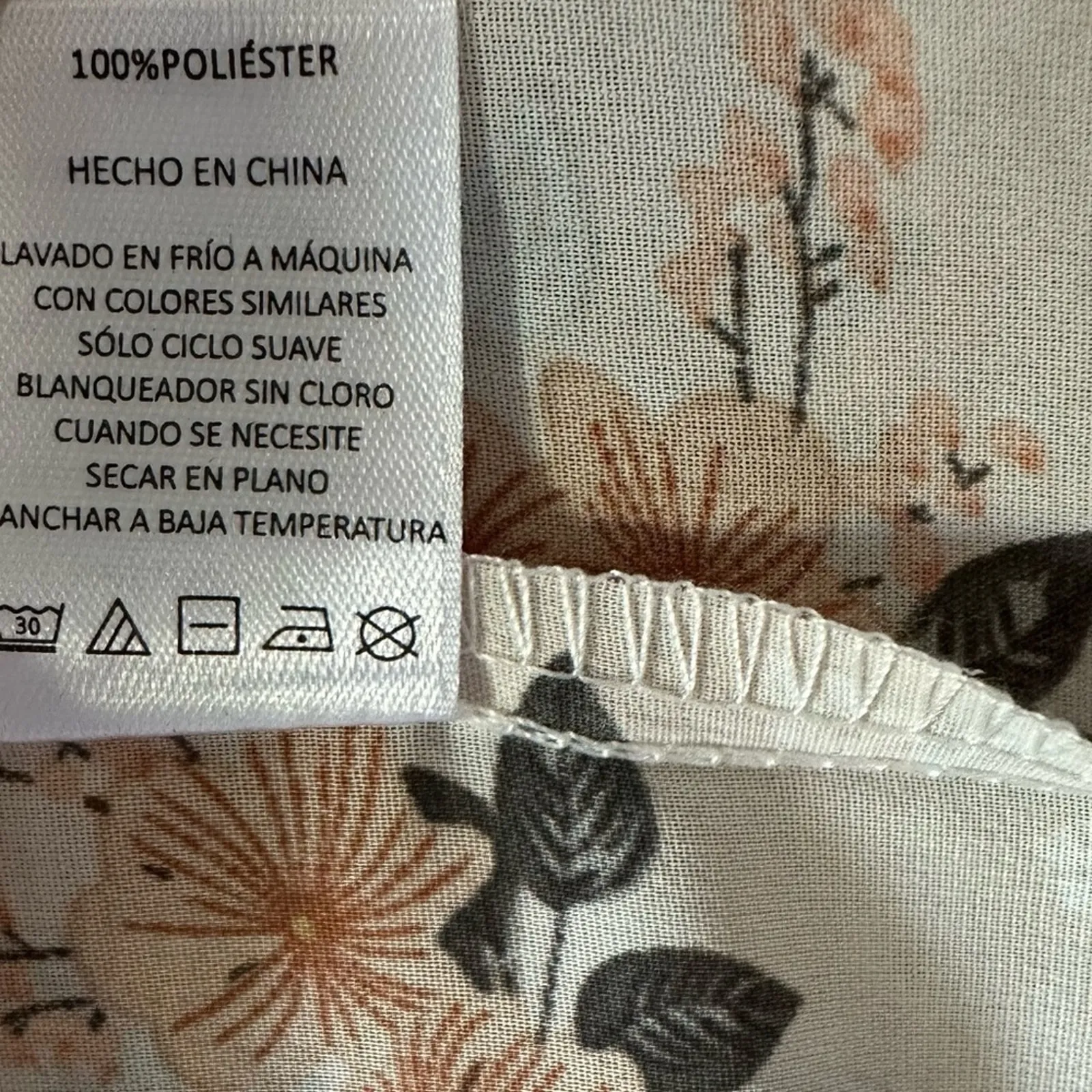 Alredine by Bailey’s Blossoms Cream Floral Print Duster Long Cardigan NEW Pink Size M - Image 5