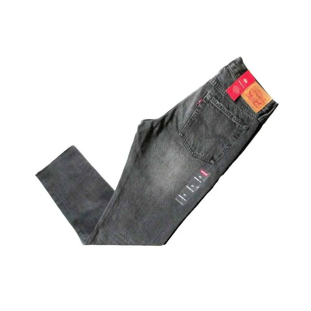 NWT Levi's Wedgie in Grey Tumble Destroyed Selvedge High Rise Raw Hem Jeans 27 - Image 9