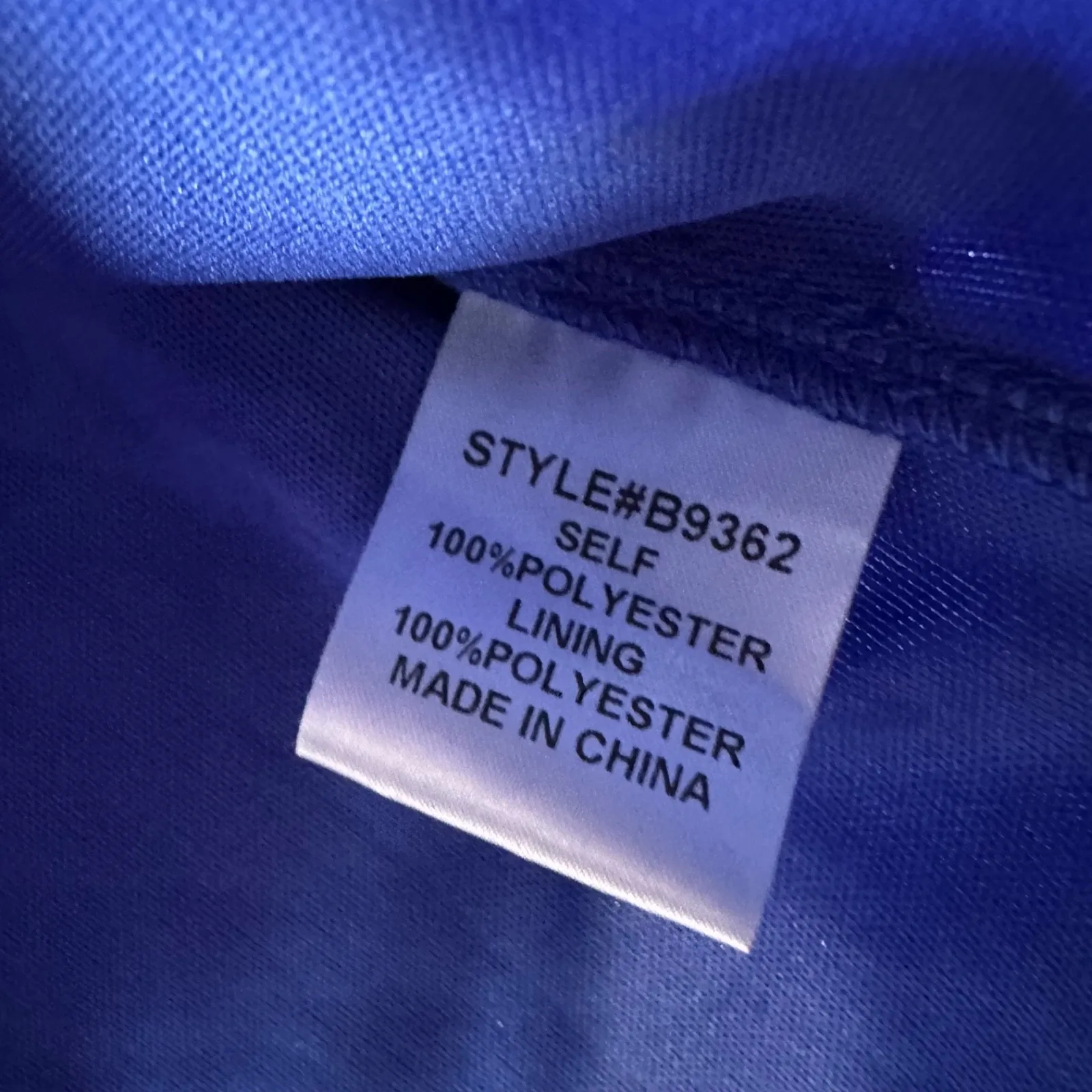 Jodifl Blue Pleated Sleeve Blouse Women's Medium V-Neck Lined - Image 7