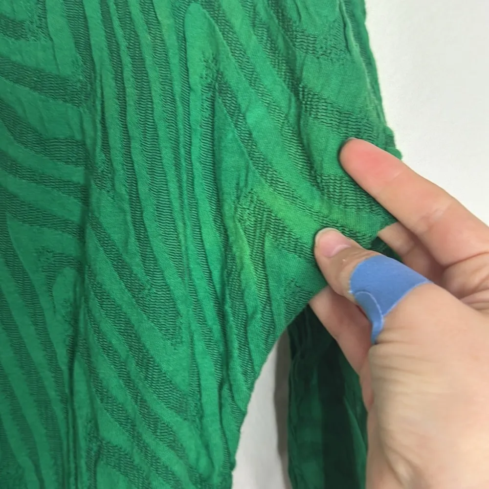 Free People Women’s Chevron textured turtleneck Mini Dress Drop Sleeve Smocked S - Image 11