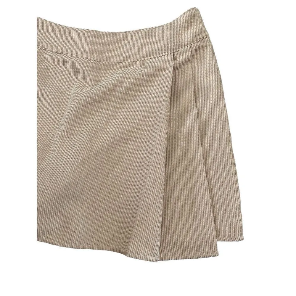 She + Sky Corduroy Pleated Mini Skort Sz Small Summer Everyday Beach - Image 6