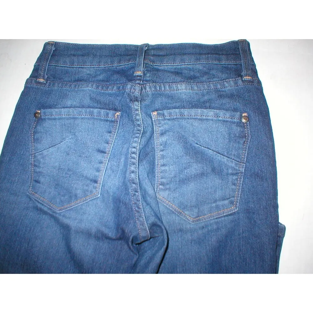 New Womens James Jeans Designer 25 Skinny Mediterranean Twiggy Dark Blue USA - Image 4