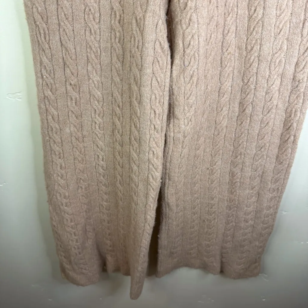 Rails KINNEY Womens Wool Blend Cable Knit Wide Leg Pants Size Small Brown Comfy - Image 3